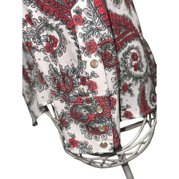 NEW WITH TAGS Isabel Marant Paisley Print Long Sleeve Button-Up Top Size: S | US - Picture 7 of 15